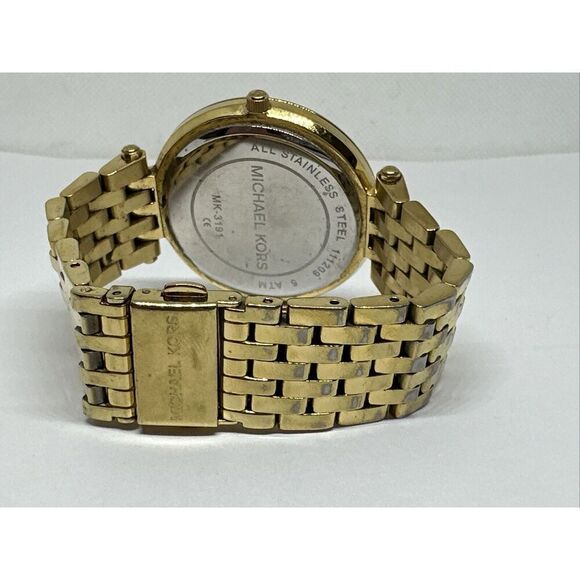 Michael Kors Darci MK3191 Women\'s Gold Stainless Steel Analog Dial Watch NUL11